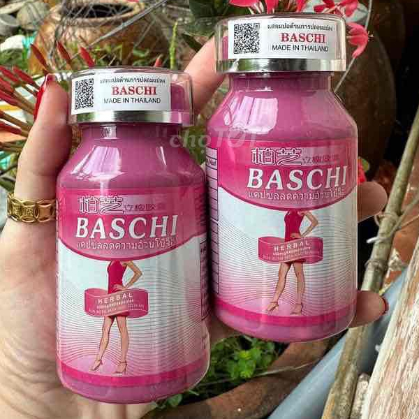 Giảm Cân Baschi Hồng Hộp 40 Viên | Hàng Chuẩn Thái Lan