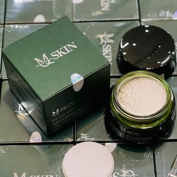 Bột Rửa Mặt Nhân Sâm MQ Skin | Hộp 100g | Làm Sạch Da, Ngăn Ngừa Mụn