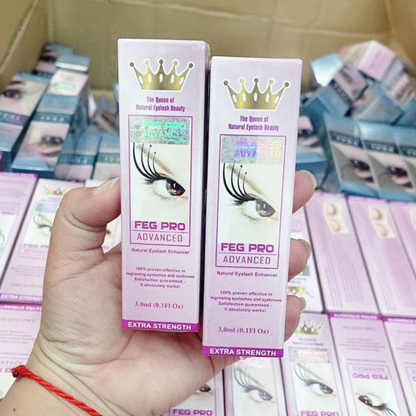 Dưỡng Mi FEG Hồng Pro 3ml | Giúp Mi Dày Chắc Khỏe