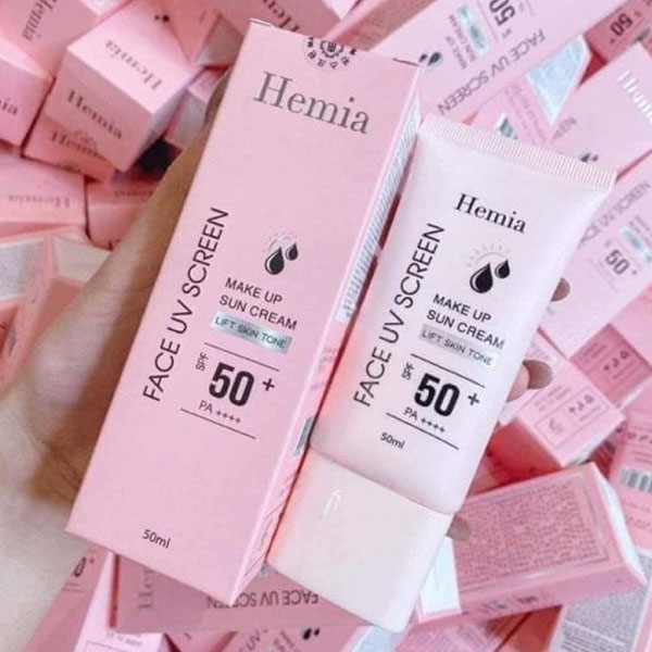 Kem Chống Nắng Hemia 50ML | Làm Trắng, Nâng Tone Tự Nhiên | Hàng Chính Hãng