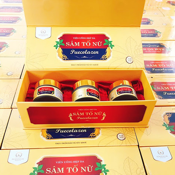 Sâm Tố Nữ Puecolazen | Hộp 45 Viên | Hàng Chính Hãng | Đẹp Da, Chống Lão Hóa