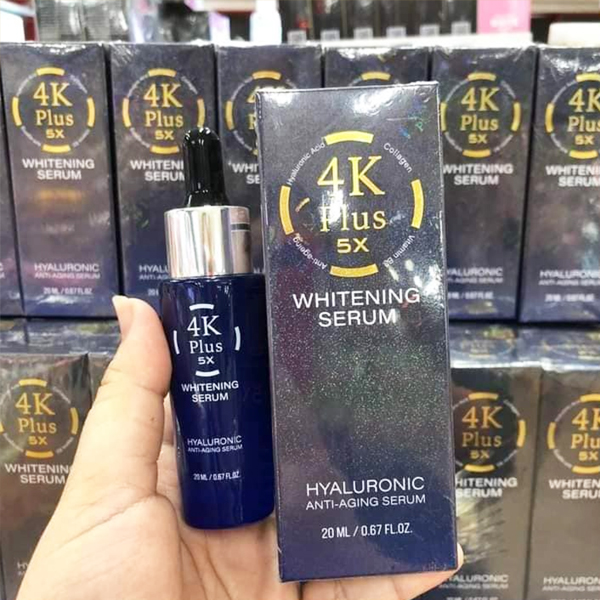 Serum 4K Plus 5X Whitening 20ml | Serum Trắng Da, Mờ Thâm | Hàng Chuẩn Thái Lan