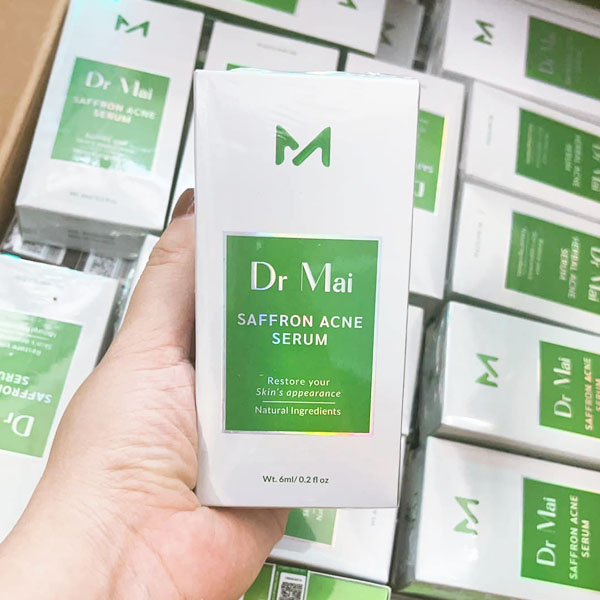 Serum Dr Mai Mix Saffron 5ml | Dưỡng Da, Trị Thâm Mụn Hiệu Quả | Hàng Chính Hãng