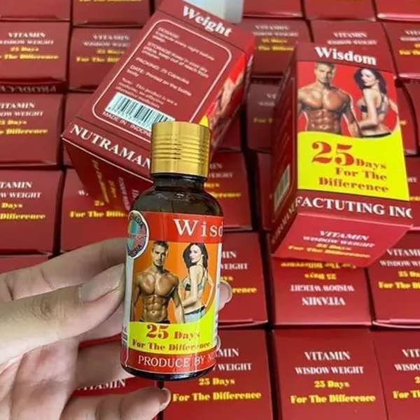 Viên Tăng Cân Wisdom Weight | Hộp 25 Viên | Hỗ Trợ Tăng Cân, Tăng Cơ