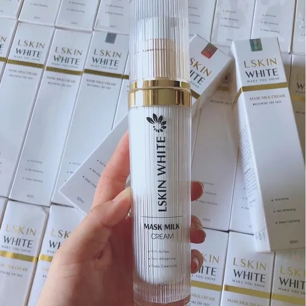 Ủ Trắng Kén Tằm Lskin White | Chai 60ml | Ủ Trắng Da Hiệu Quả | Hàng Chính Hãng