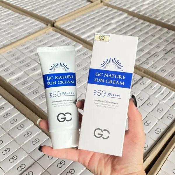Kem Chống Nắng GC Nature Sun Cream 60ml | Nâng Tone Dưỡng Sáng Da SPF 50+/PA++++
