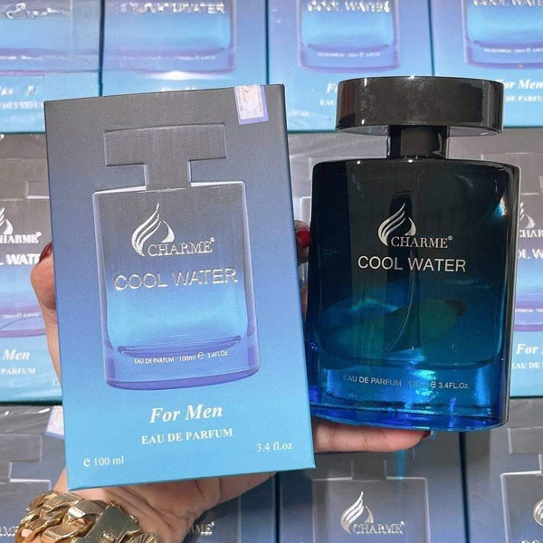 Nước Hoa Charme Cool Water 100ml | Hương Thơm Nam Tính, Cuốn Hút | Hàng Chính Hãng