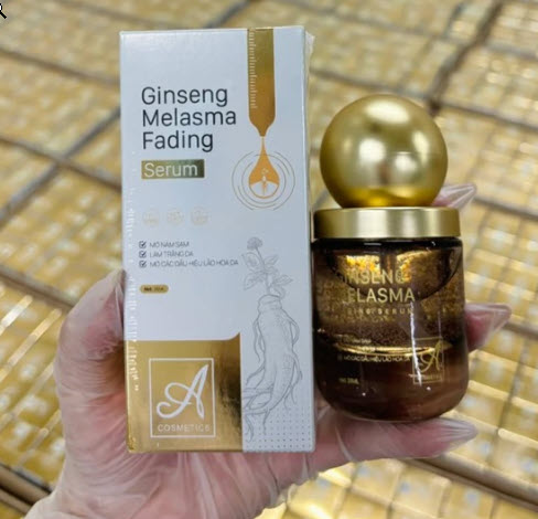 Serum Nám Ginseng Melasma A Cosmetics | Làm Mờ Thâm, Sạm, Nám, Tàn Nhang | Hàng Chính Hãng
