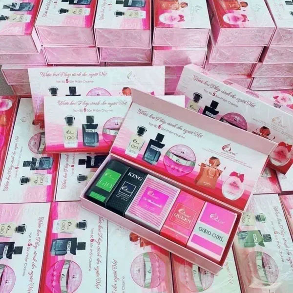 Set Nước Hoa Charme Mini | 5 Chai x 10ml | Đa Dạng Mùi Hương | Hàng Chính Hãng